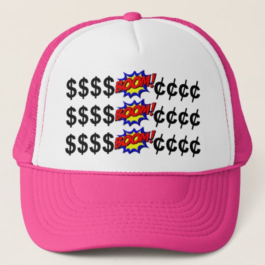 Economic Boom™ Truckerhoed Trucker Pet (Voorkant)