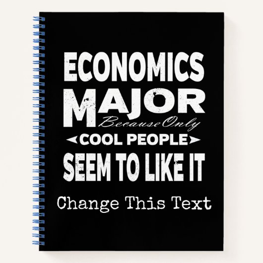 Economics College Major alleen maar kool Notitieboek (Voorkant)