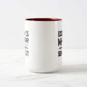 Economics College Major Cool Tweekleurige Koffiemok (Center)