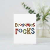 Economics Rocks Briefkaart (Staand voorkant)