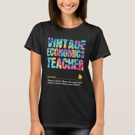 Economics Teacher Appreciation Week Back to School T-shirt (Voorkant)