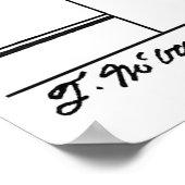 Economie Cartoon 3781 Poster (Hoek)