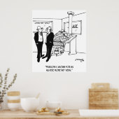 Economie Cartoon 3996 Poster (Keuken)