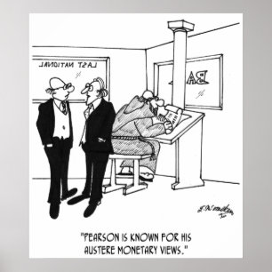 Economie Cartoon 3996 Poster