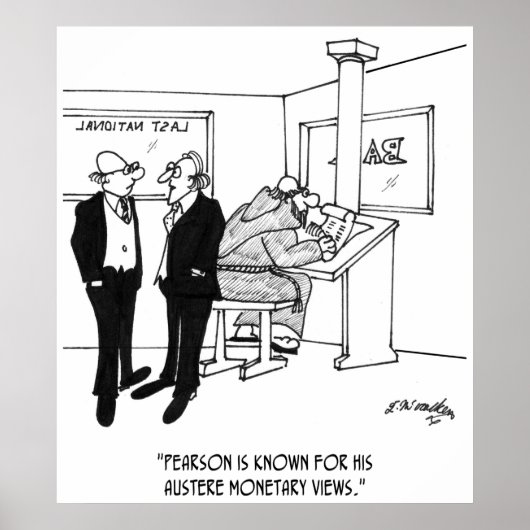 Economie Cartoon 3996 Poster (Voorkant)