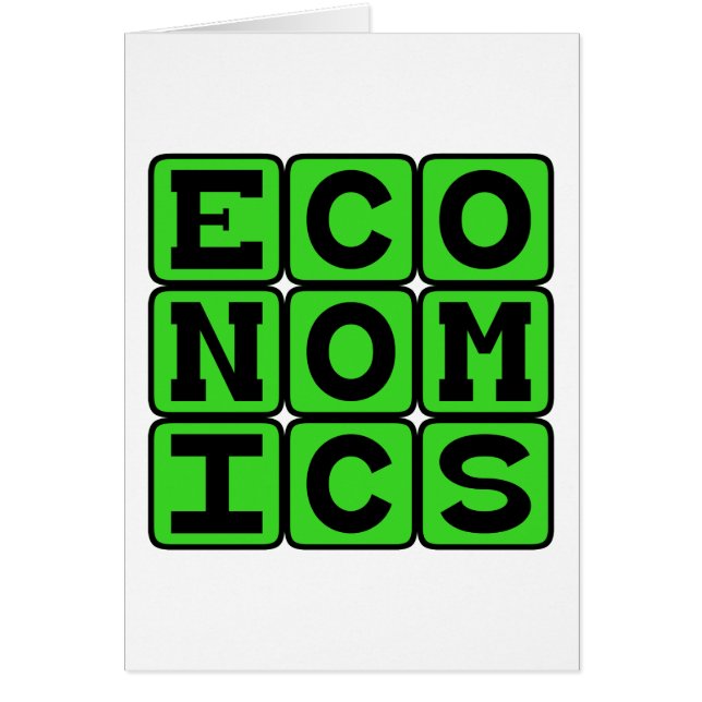 Economie, De Studie van Geld (Voorkant)