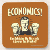 Economie: Drink lagere belastingmarkt Drankjes Onderzetter (Voorkant)