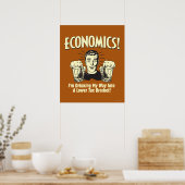 Economie: Drink lagere belastingmarkt Poster (Keuken)