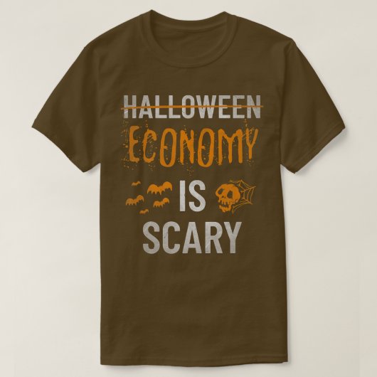 Economie is eng lef halloween Graphic Funny da T-shirt (Design voorkant)