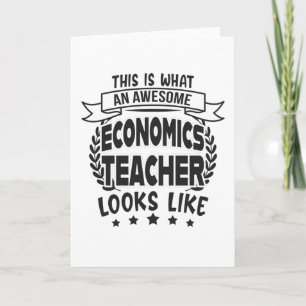 Economie Leraar Economie Leraren Leuk Kaart