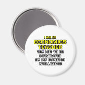 Economie leraar...Superieure intelligentie Magneet (Voorkant / Achterkant)