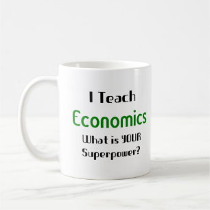 economie onderwijzen koffiemok