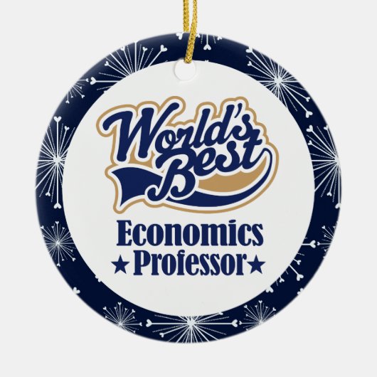 Economie Professor Gift Ornament (Voorkant)