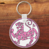 Economie Roze Tijger Sleutelhanger (Voorkant)