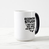 Economie Student geen Slaap Geen Geld Geen Leven Magische Mok (Voorkant rechts)
