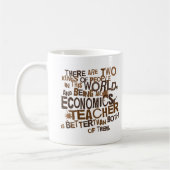 Economie Teacher Gift Koffiemok (Links)