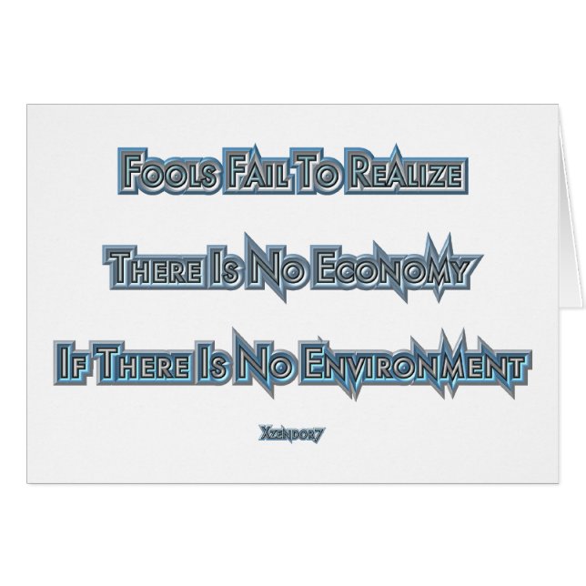 Economie versus Milieu (Voorkant Horizontaal)