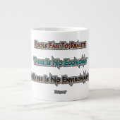 Economie versus Milieu Grote Koffiekop (Voorkant)