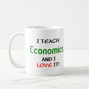 economieonderwijs en liefde koffiemok