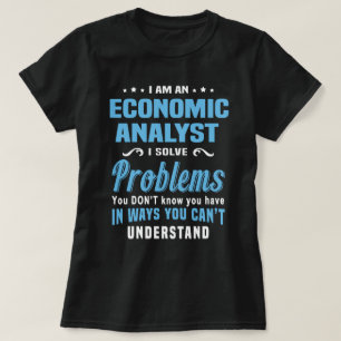 Economisch analist t-shirt