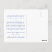 Economische Feestdagen Fir Tree Baubles Hartelijk  Briefkaart (Achterkant)