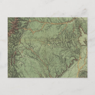 Economische kenmerken van Colorado en New Mexico Briefkaart