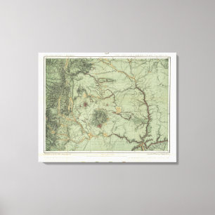 Economische kenmerken van New Mexico Canvas Afdruk