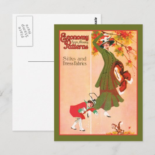 Economische zeemijlen die patronen toestaan briefkaart (Voorkant / Achterkant)