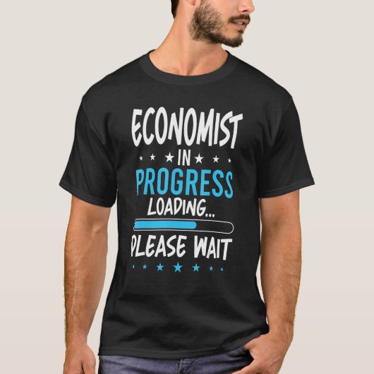 Economist in wording t-shirt (Voorkant)