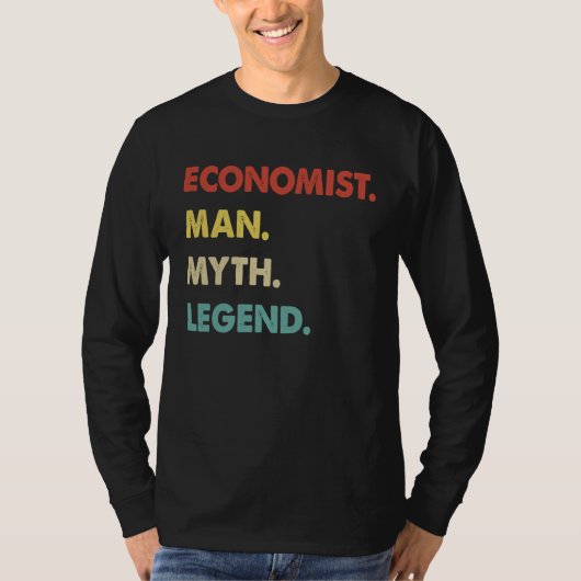 Economist Man Myth Legend  1 T-shirt (Voorkant)