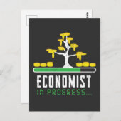 Economist T-shirt Economie Loading Progress Briefkaart (Voorkant / Achterkant)