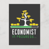 Economist T-shirt Economie Loading Progress Briefkaart (Voorkant)