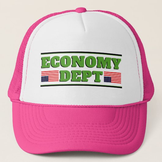 Economy Dept.™ Petroleumloper Hoed Trucker Pet (Voorkant)