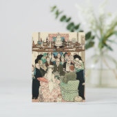 “Economy of Space” van W Heath Robinson Briefkaart (Staand voorkant)