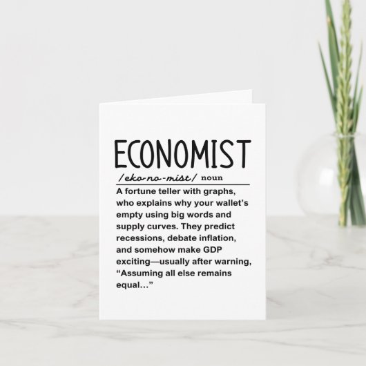 Econoom Kaart (Voorkant)