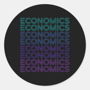 econoom ronde sticker