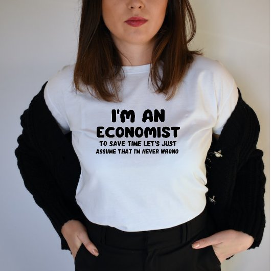 Econoom T-shirt Gift voor Mannen Vrouwen