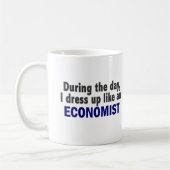 Econoom tijdens de dag koffiemok (Links)