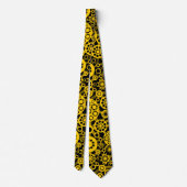Ecosysteem - Amber op zwart Stropdas (Achterkant)