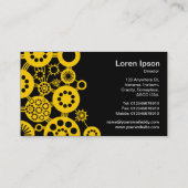 Ecosysteem - Amber op zwart Visitekaartje (Achterkant)