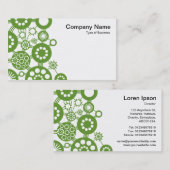 Ecosysteem - Avocado Green over White Visitekaartje (Voorkant / Achterkant)