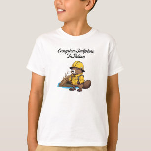 Ecosysteem beeldhouwers in actie Bever T-shirt