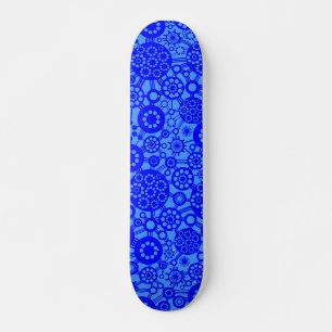 Ecosysteem - Blauw op baby Blue Skateboard