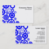 Ecosysteem - Blauw op wit Visitekaartje (Voorkant / Achterkant)