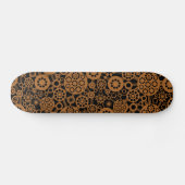 Ecosysteem - Bruin op zwart Skateboard (Horizontaal)