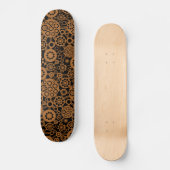 Ecosysteem - Bruin op zwart Skateboard (Voorkant)