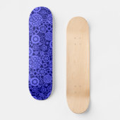 Ecosysteem - Elektrisch blauw op Dp Navy Persoonlijk Skateboard (Voorkant)