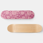 Ecosysteem - Faded roze op Crimson Skateboard (Horizontaal)