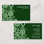 Ecosysteem - Geconfronteerd groen op donkergroen 0 Visitekaartje (Voorkant / Achterkant)