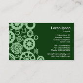 Ecosysteem - Geconfronteerd groen op donkergroen 0 Visitekaartje (Achterkant)